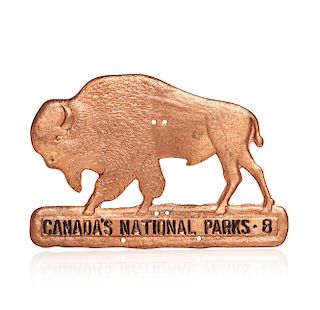 Canada's National Parks '8' Radiator Badge from 1928