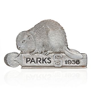 1936 Saskatchewan Parks Radiator Badge