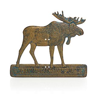 1933 Wild Animal Park Saskatchewan Moose Park Pass