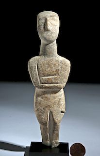 Greek Cycladic Marble Figure of the Spedos Type
