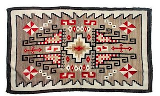Navajo Klagetoh Rug 77 x 45 3/4 inches