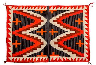 Navajo Transitional Weaving 58 x 75 1/2 inches