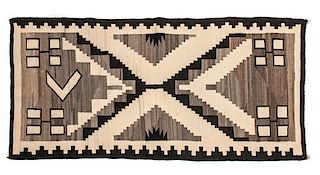 Navajo Two Grey Hills Runner 70 x 34 1/2 inches