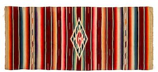 Contemporary Navajo Weaving First: 59 x 36 inches