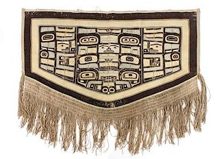 Tlingit Chilkat Dance Blanket 63 x 52 inches