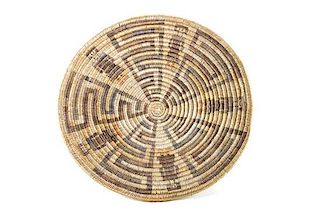 Dine (Navajo) Basket Tray, Attributed to Sally Black Diameter 21 inches