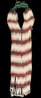 Sioux Chief's Hair Pipe Breast Plate c. 1890-1900