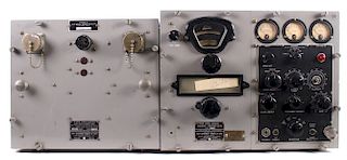 US Navy WW2 Era Radio Receiver & Power Unit