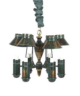 A French Six-Light Chandelier.