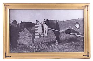 Original La Roche Sioux Indian Photograph c.19th C