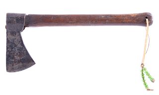 Frontiersman Forged Iron Axe w/ Beaded Drop