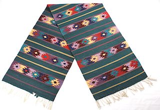 Zapotec Native American Hand Woven Wool Rug