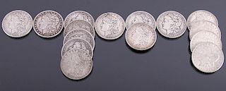 1884-1921 US Morgan Silver Dollar Collection x15