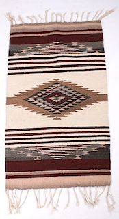 Finely Woven Zapotec Indian Rug