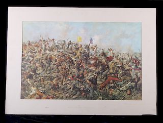 Custer's Last Stand Print by Edward S. Paxson