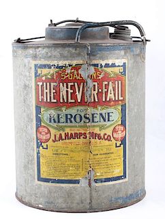 The Never-Fail Kerosene 5 Gallon Can