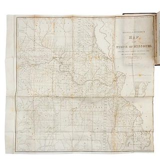 * WETMORE, Alphonso (1793-1849). Gazetteer of Missouri with a Map of the State. St. Louis, 1837.