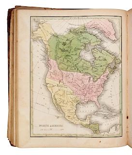 BRADFORD, Thomas Gamaliel (1802-1887). A Comprehensive Atlas. Boston: American Stationers' Compan