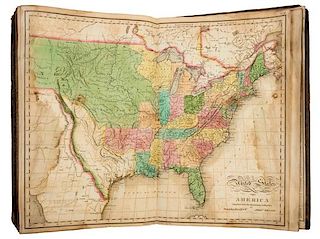 * LAVOISNE, C.V. A Complete Genealogical, Historical, Chronological, and Geographical Atlas. Phila., 1820. JAMES BUCHANAN'S COPY