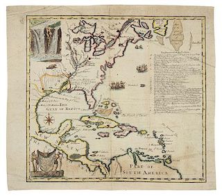 * JOUTEL, Henri (1640?-1735). A new map of the Country of Louisiana and of ye River Missisipi. [London, 1714].