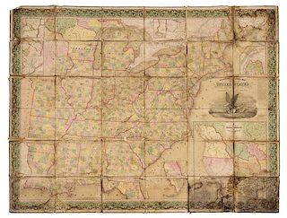 * MITCHELL and YOUNG. Mitchell's Reference & Distance Map of the United States. Philadelphia, 1846.