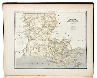 * MORSE, Sidney Edward (1794-1871) and Samuel BREESE (1802-1873). Morse's North American Atlas. New York 1842 [but 1845].
