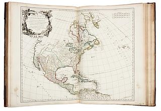 * ROBERT DE VAUGONDY, Didier (1723-1786) Atlas Universel. Paris: By the author and Boudet, 1757.