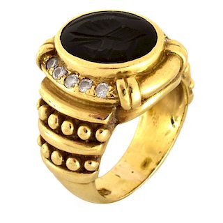 Judith Ripka 14K Gold Ring