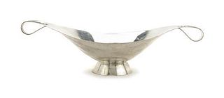 An American Silver Centerpiece Bowl, Tiffany & Co., New York, NY, 1947-56, Length 16 1/4 inches.