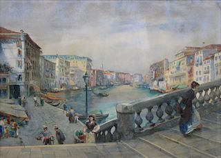 RIBTER, B. Watercolor. Venice.
