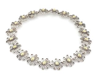 Tiffany & Co. Picasso 18k Gold Daisy Necklace