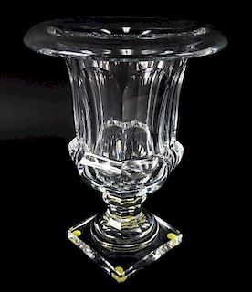 Large Musee de Cristalleries Baccarat Crystal Vase
