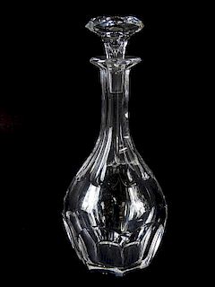 Baccarat French Crystal Liquor Decanter w/ Stopper