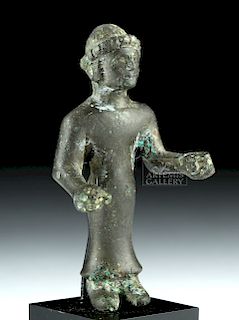 Etruscan Bronze Figure of Charioteer