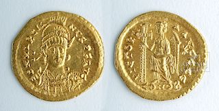 Byzantine Gold Solidus of Marcian - 4.5 g