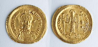 Byzantine Gold Solidus of Justinian I - 4.4 g