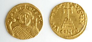 Rare Byzantine Gold Solidus of Leontius - 4.4 g