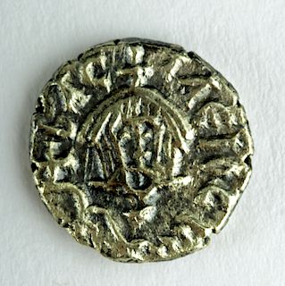 Michael III & Basil I Debased Gold Semissis, 1.3 grams