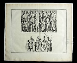 18th C. Italian Engraving - Admiranda Romanarum