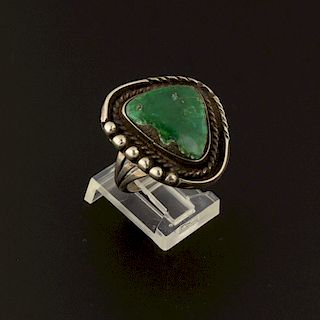 Sterling Silver Ring with Damale Variscite
