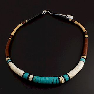Muti-Color Graduated Bead Necklace