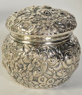 James R. Armiger Sterling Covered Jar