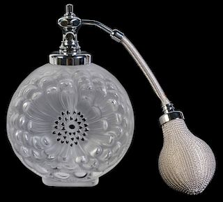 Lalique Dahlia Perfume Bottle W/ Atomizer