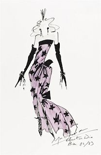 Marc Bohan, French (b. 1926), Untitled , for Christian Dior (1982-1983) Fall Collection
