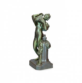 "Venus", Austro-Hungarian Art Nouveau sculpture in opal ref "Venus", escultura austrohúngara Art Nouveau en loza de ref