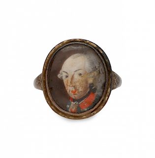 Austrian ring, circa 1770 Sortija austríaca, hacia 1770