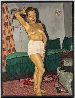Joe Burns (American, 20th/21st Century)  Untitled [Nude in a Bedroom]