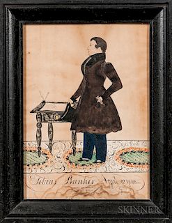 Joseph Davis (Maine/New Hampshire, 1811-1865)  Tobias Bunker Aged 22 Years