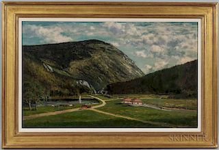Frank Henry Shapleigh (New Hampshire, 1842-1906)  The Crawford Notch, White Mountains