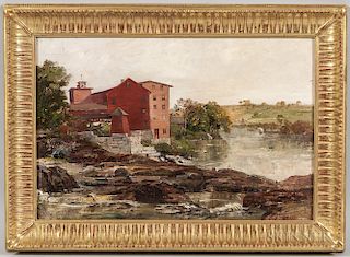 Charles Edwin Lewis Green (Massachusetts, 1844-1915)  The Old Factory